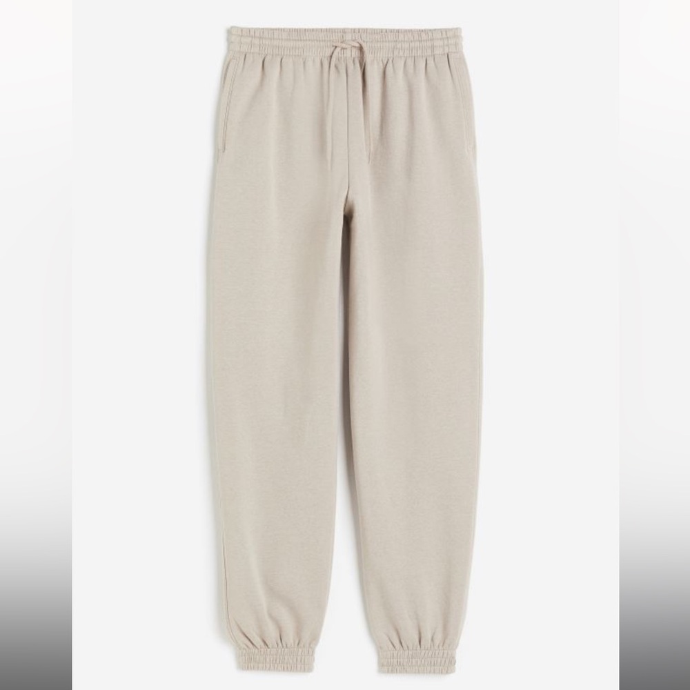 H&M joggers, light taupe color